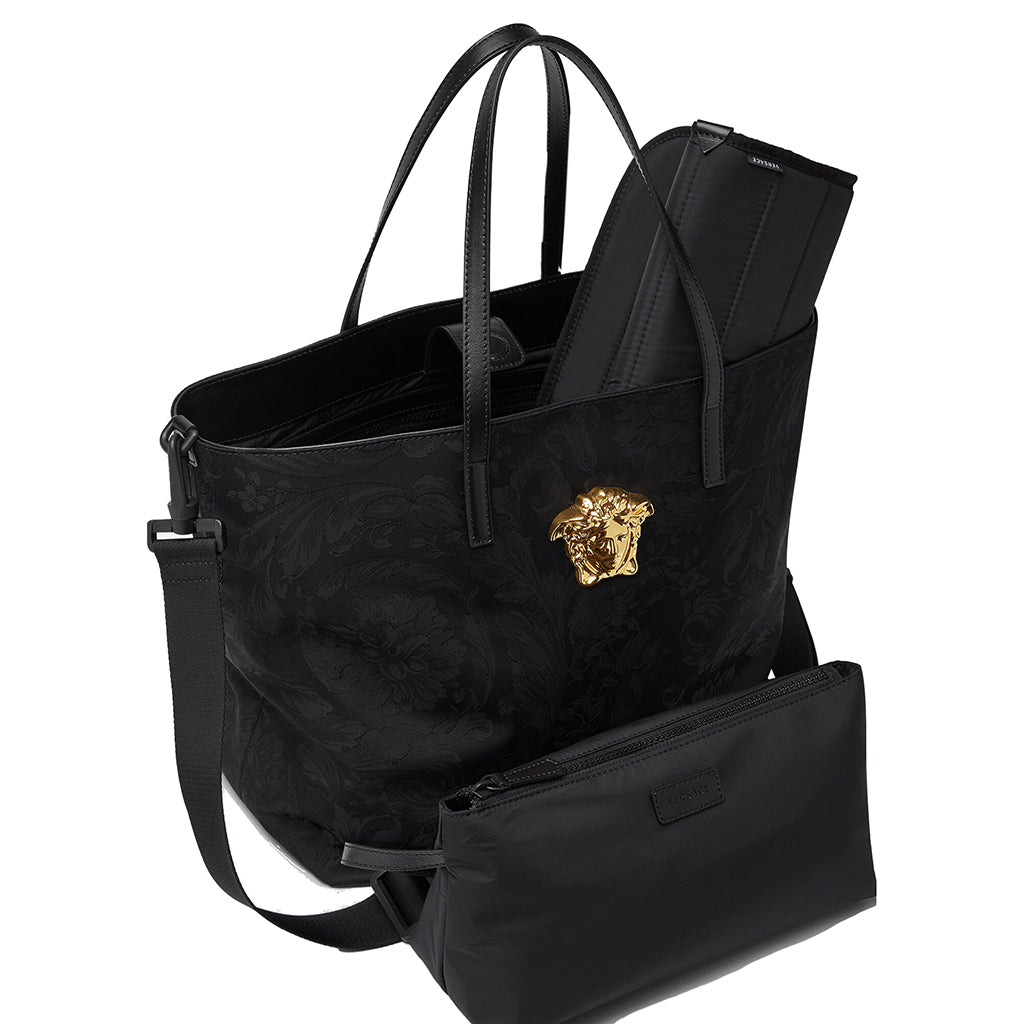 versace-Black & Gold Medusa Bag-1001630-1a01277-1b00v