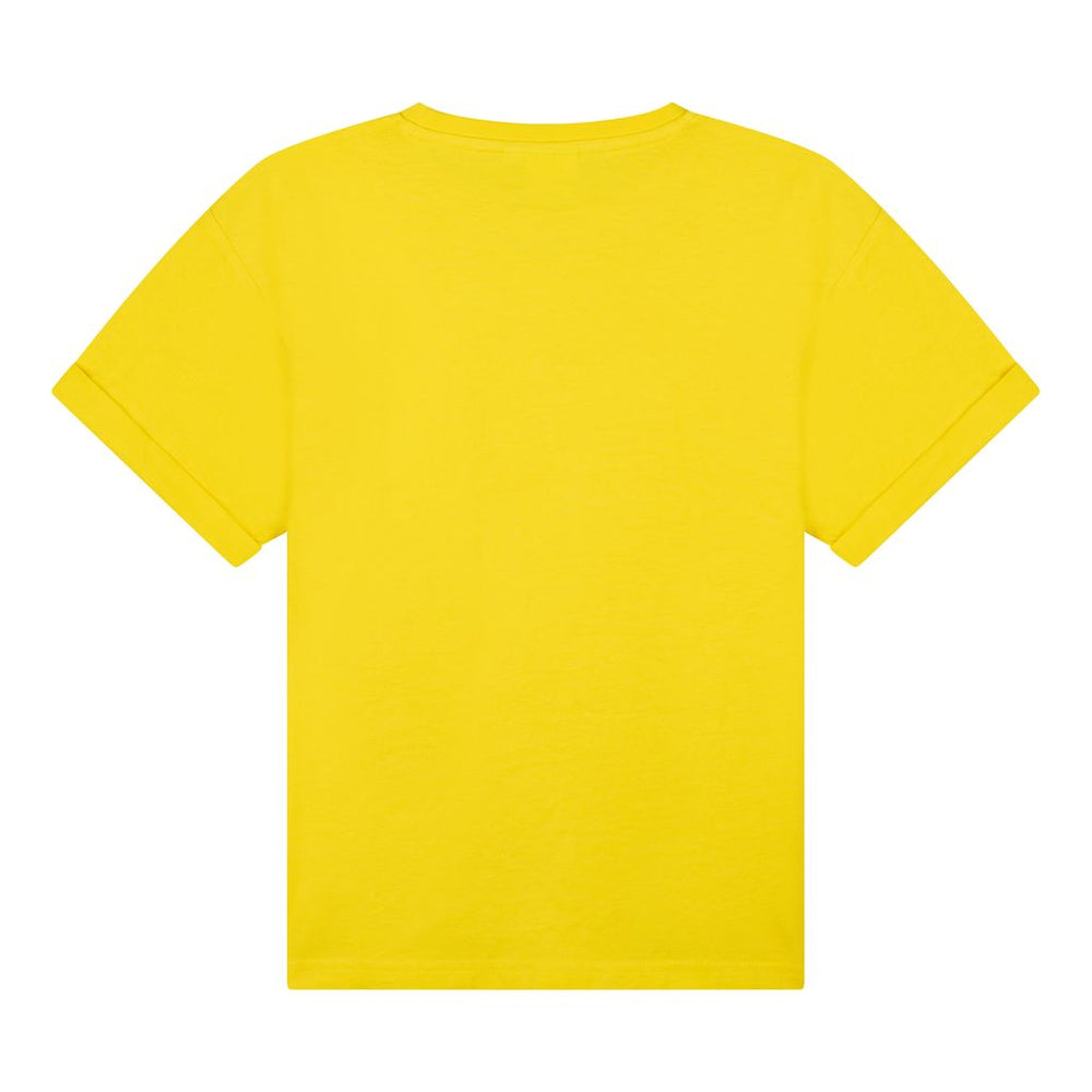 boss-Yellow Logo T-Shirt-j25n82-535