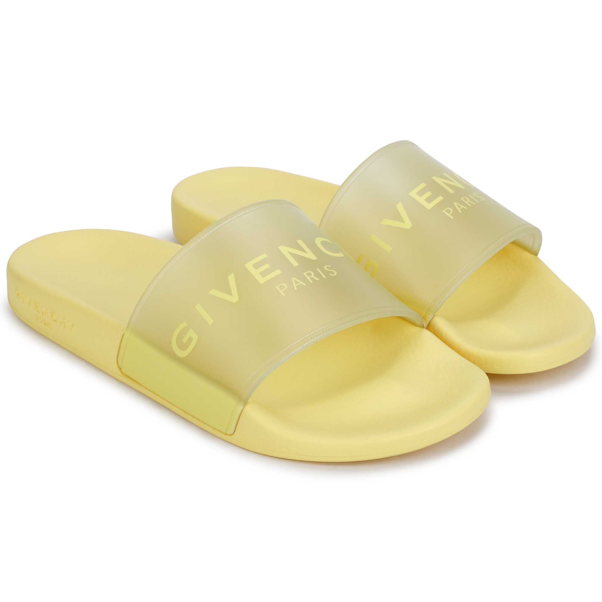 Yellow givenchy slides best sale