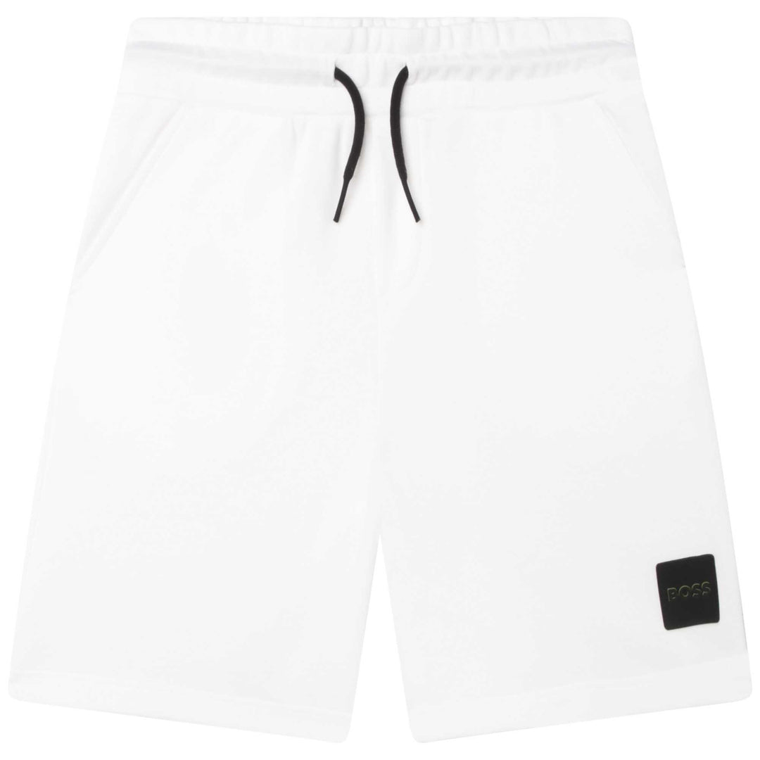 boss-j24821-10p-White Bermuda Shorts