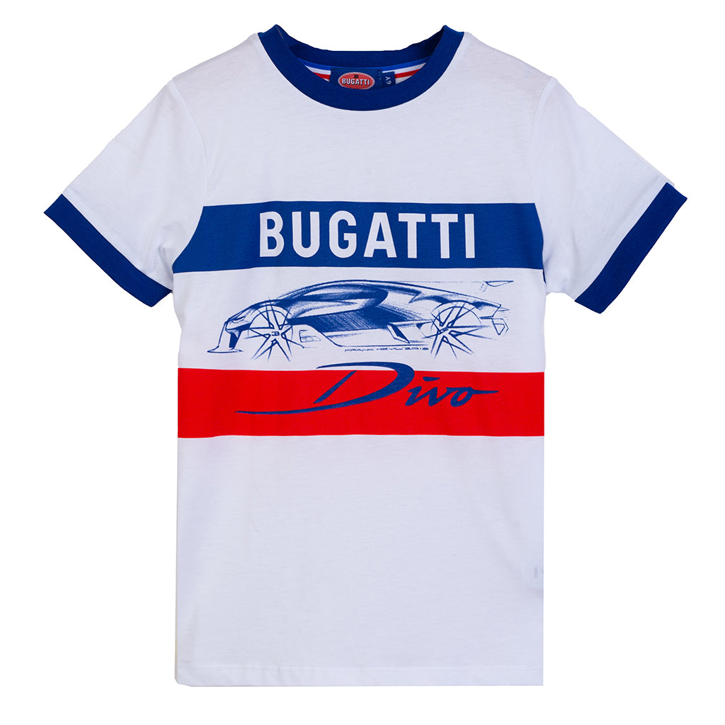 bugatti-White Logo T-Shirt-62401-001-Boy