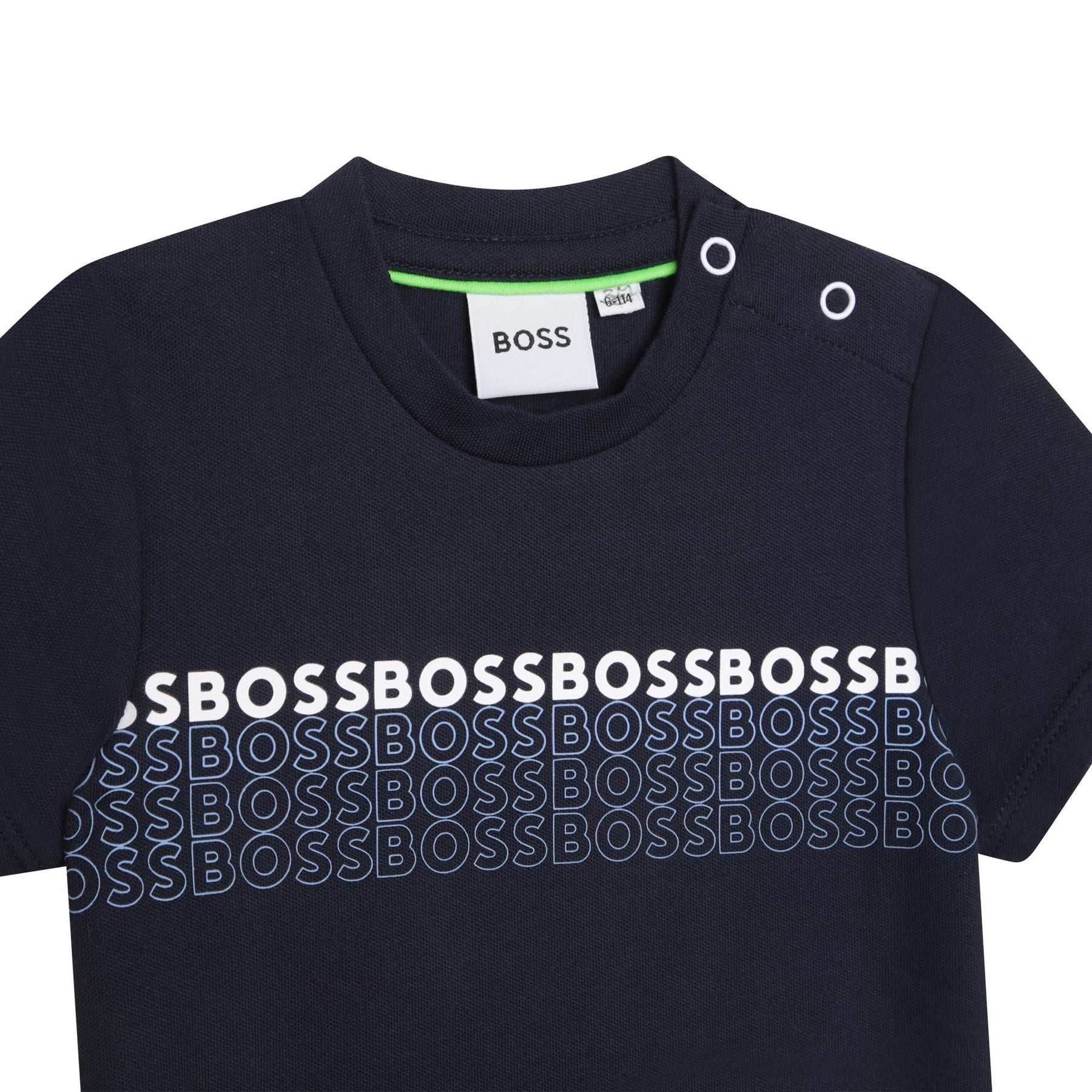 Navy Logo T Shirt kids atelier