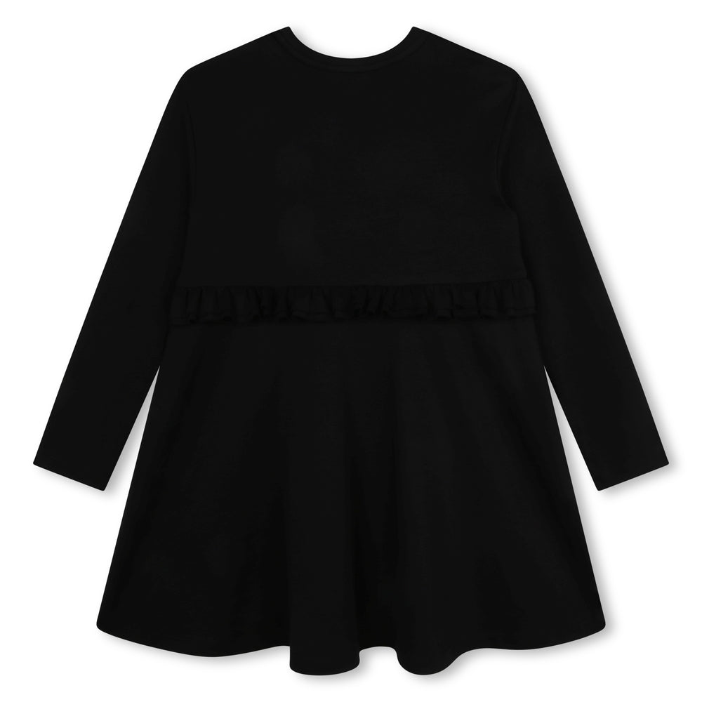 givenchy-h12306-09b-Black Long Sleeved Dress