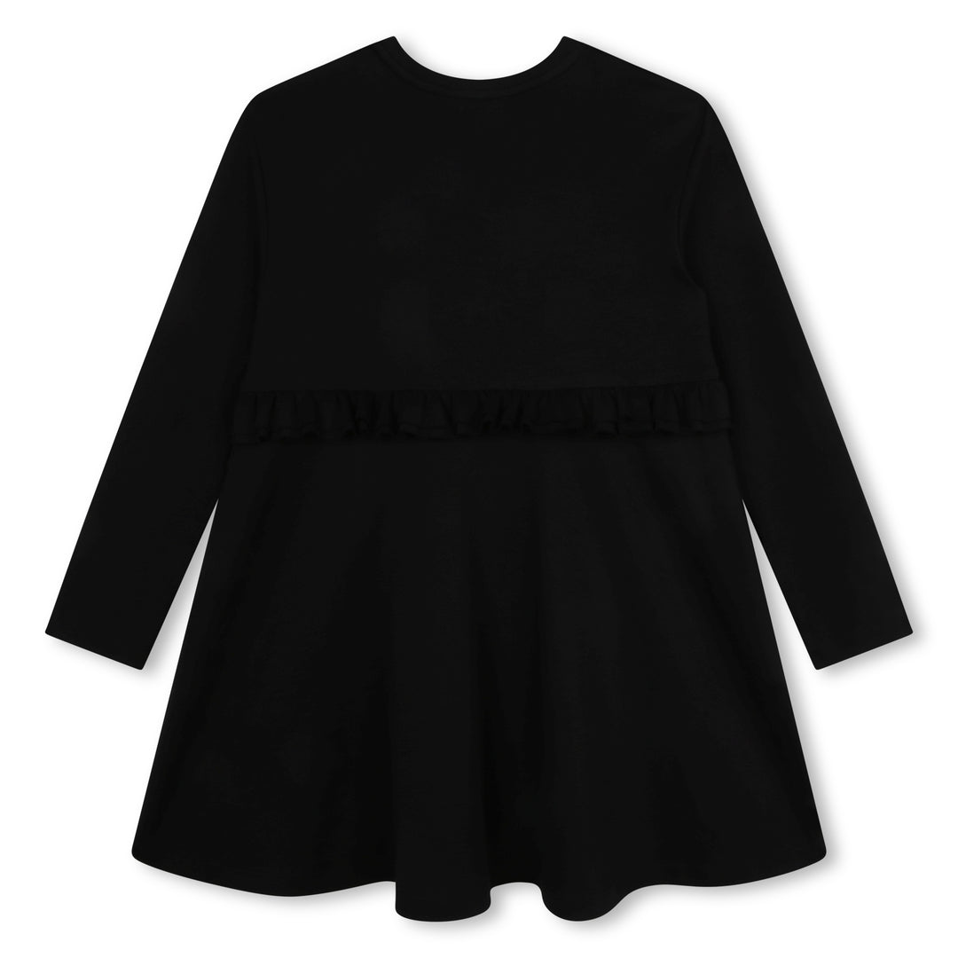 givenchy-h12306-09b-Black Long Sleeved Dress
