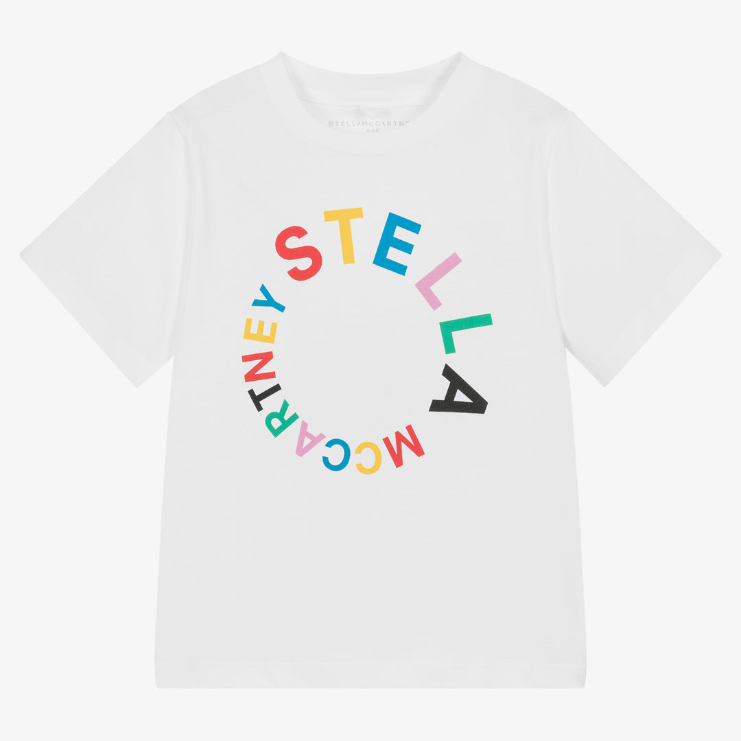 stella-White Logo T-Shirt-tt8c61-z0434-100