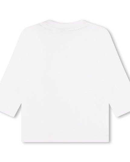 BOSS-J05A21-10P-WHITE-LONG SLEEVE T-SHIRT