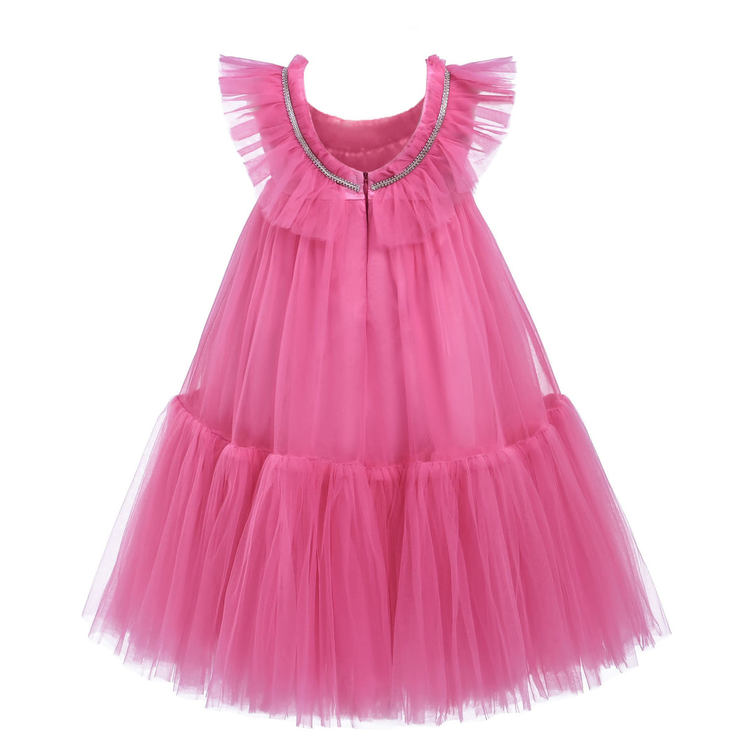 Tulleen-T-2201-Pink-Beckwith Ruffle Dress