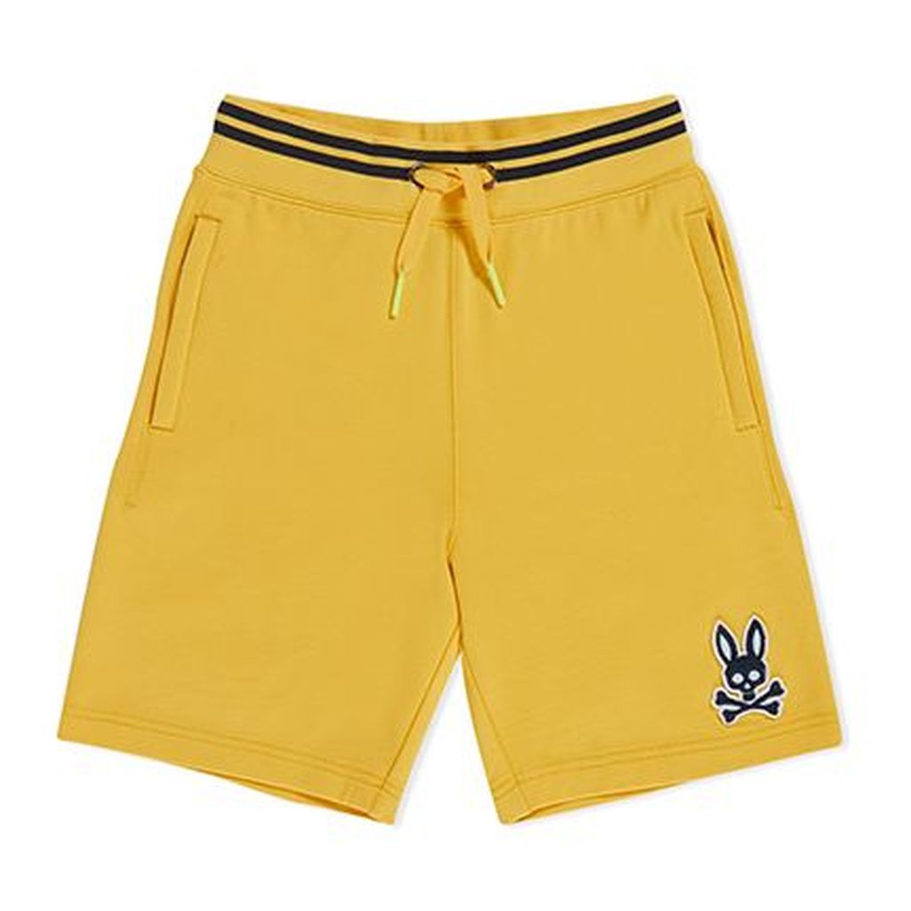 kids-atelier-psycho-bunny-yellow-liam-logo-shorts-b0r114s1ft-726