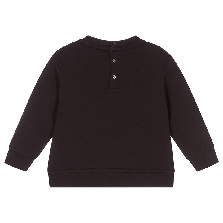 armani-Navy Blue Logo Sweatshirt-6lhmj1-1jhsz-0920