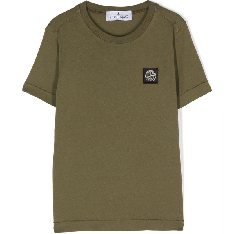 stone-island-Military Green Logo T-Shirt-791620147-v0054