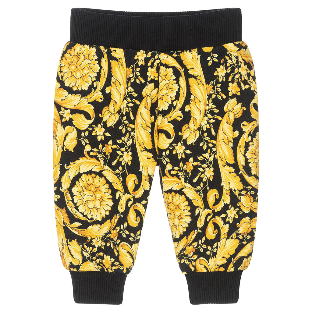 Versace Allover Kids Towel Shorts