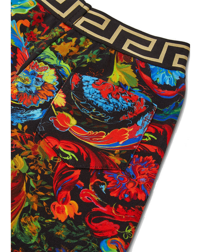 versace-Multicolor Shorts-1000124-1a04731-5b020