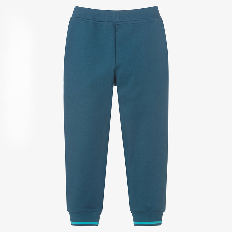armani-Blue Logo Sweatpants-6l4pj7-4j5gz-0955