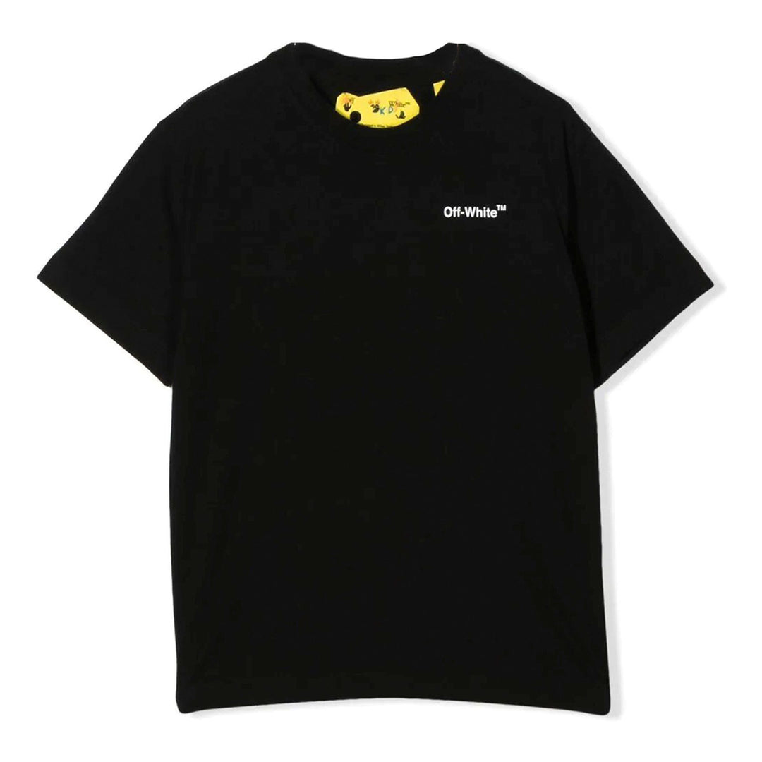 off-white-obaa005c99jer0011018-Black Logo T-Shirt