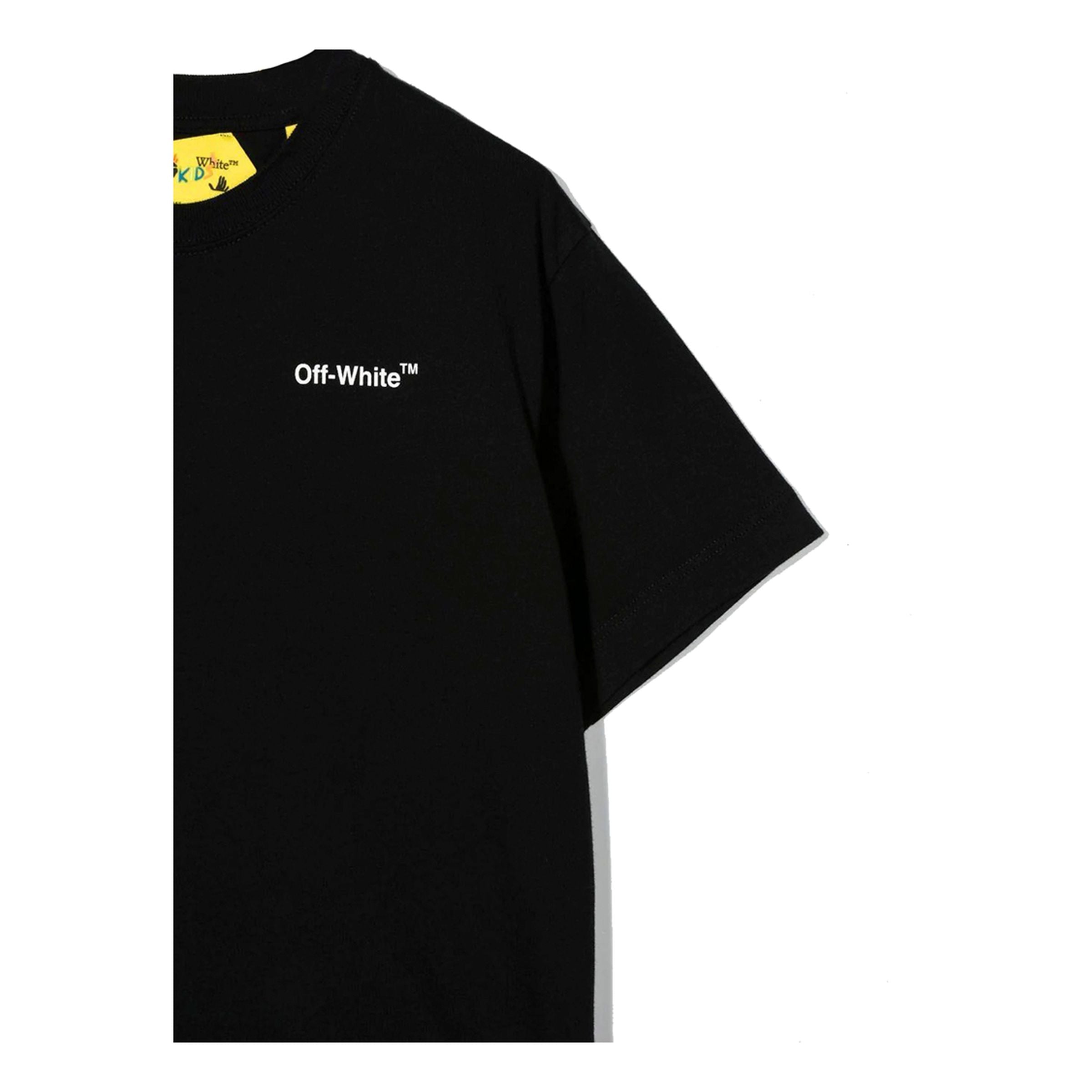 Off white black and yellow t shirt clearance