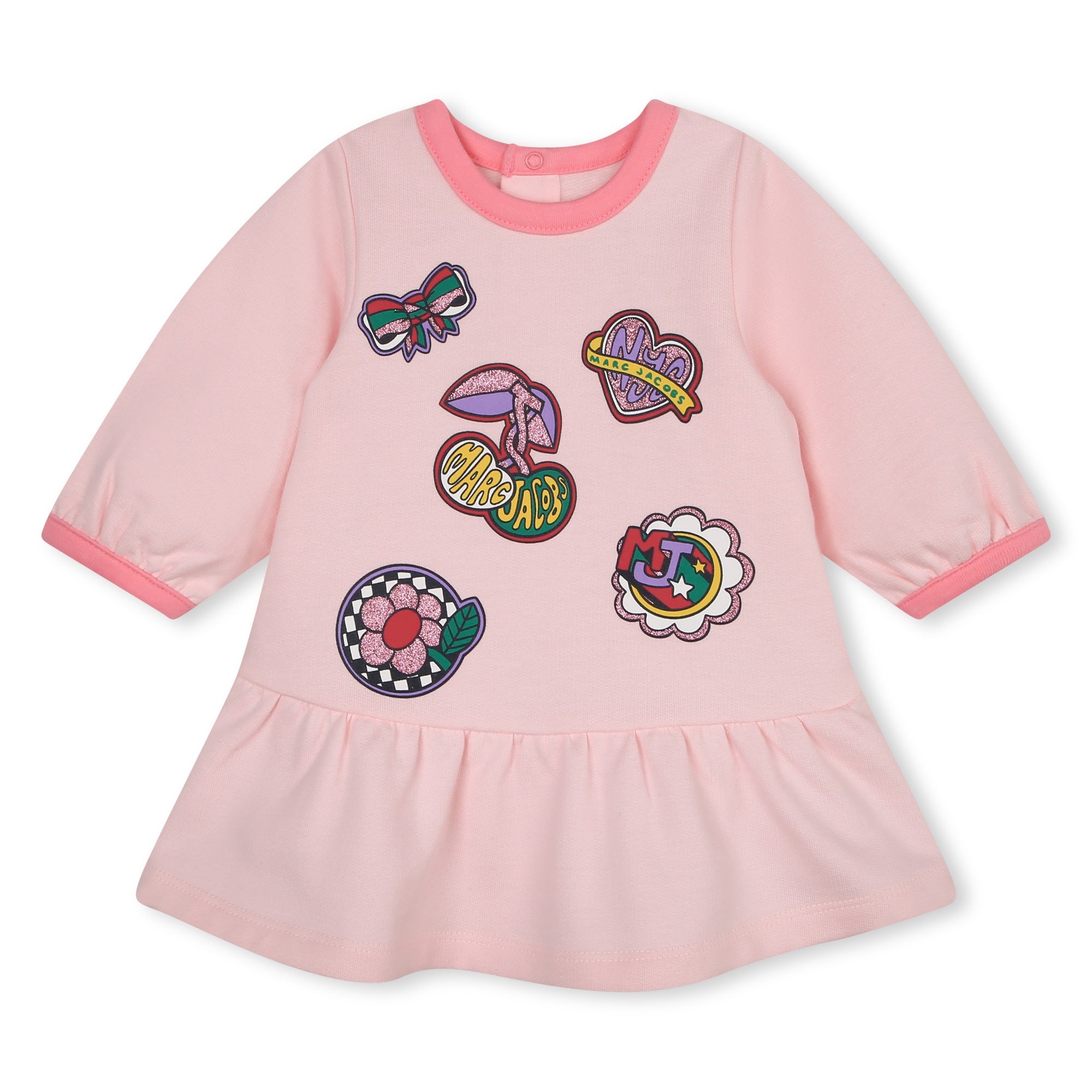 Pink Sequin Patch Outfit