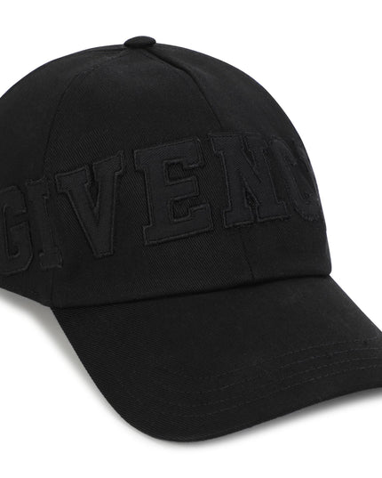 givenchy-h21064-09b-kb-Black Logo Cap