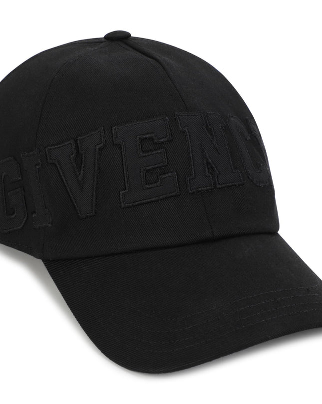 givenchy-h21064-09b-kb-Black Logo Cap