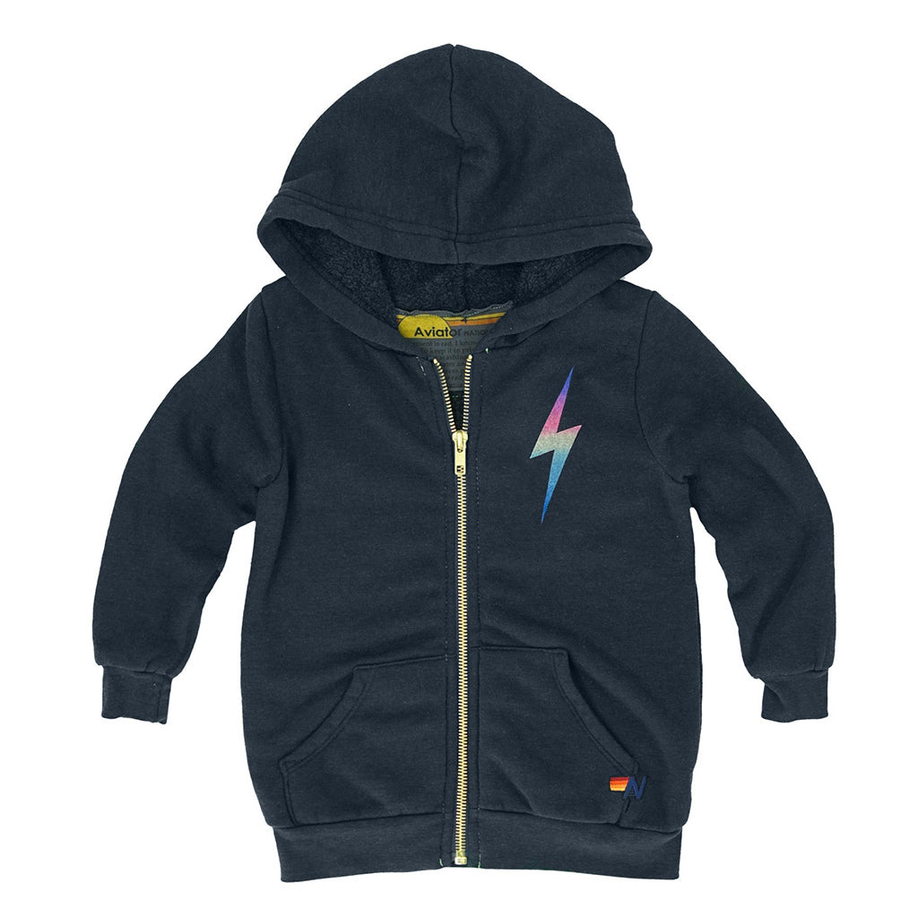 kids-atelier-aviator-nation-kid-boys-girls-rainbow-pink-bolt-zip-hoodie-khdbt-rbwp