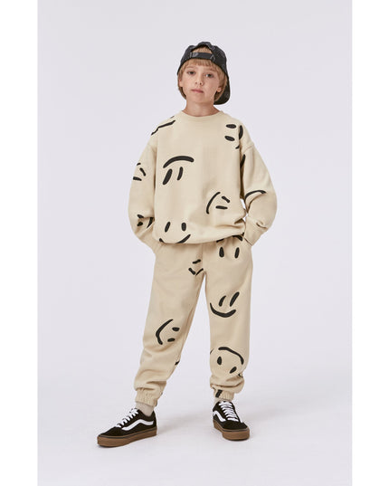 molo-Beige Monti Sweatshirt-6w23j218-6996