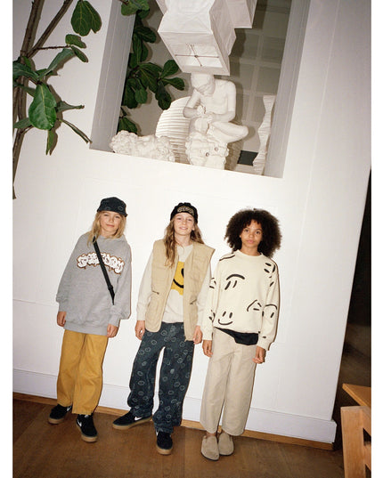 molo-Beige Monti Sweatshirt-6w23j218-6996