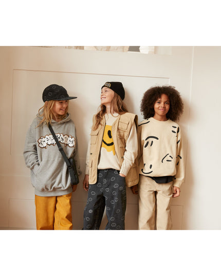 molo-Beige Monti Sweatshirt-6w23j218-6996