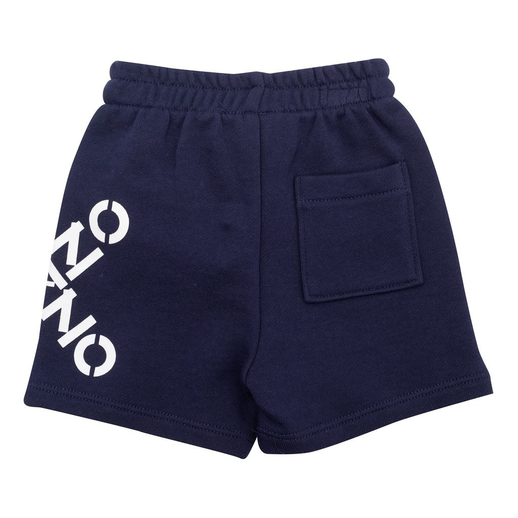 Navy X Logo Shorts kids atelier