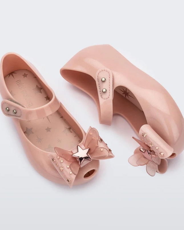 melissa-mini-melissa-ultragirl-star-ii-35725-as263-Glitter Pink Ballet Flat