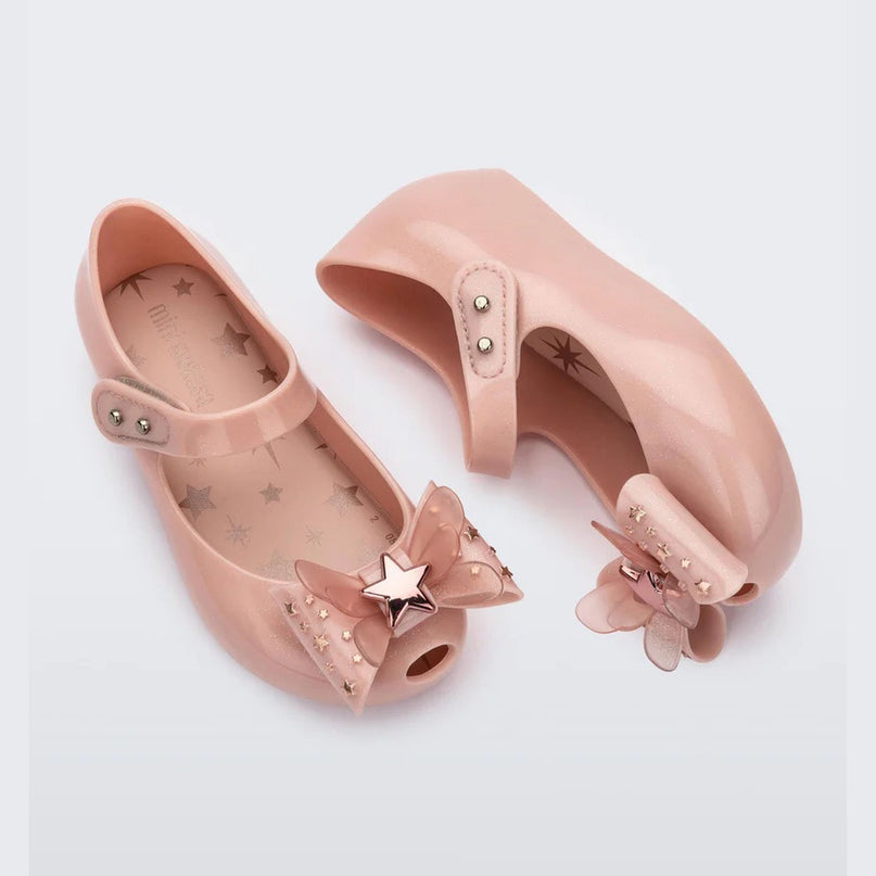 melissa-mini-melissa-ultragirl-star-ii-35725-as263-Glitter Pink Ballet Flat
