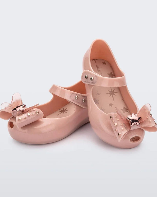 melissa-mini-melissa-ultragirl-star-ii-35725-as263-Glitter Pink Ballet Flat