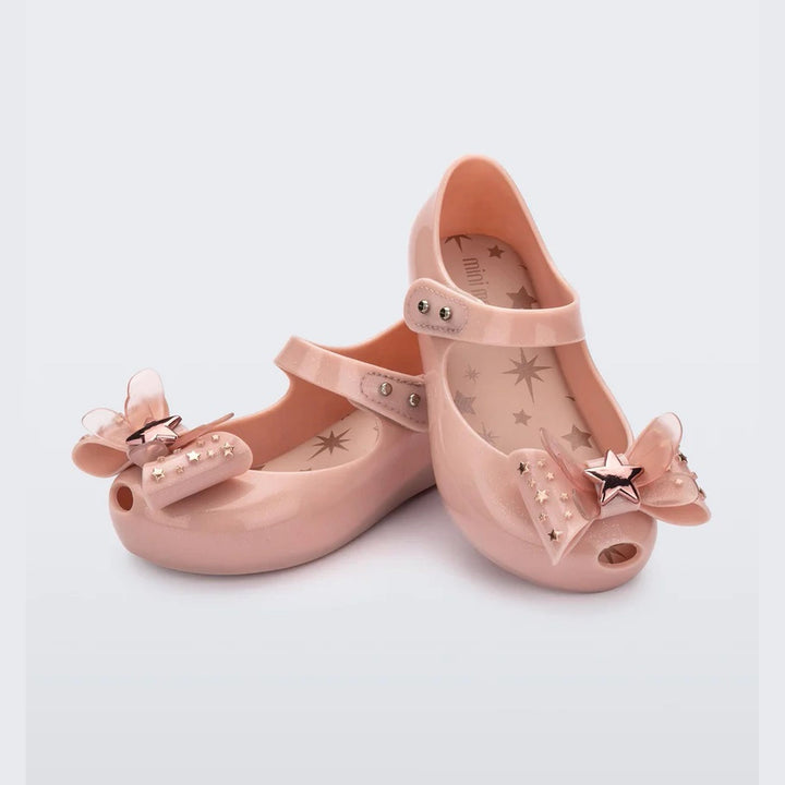 melissa-mini-melissa-ultragirl-star-ii-35725-as263-Glitter Pink Ballet Flat