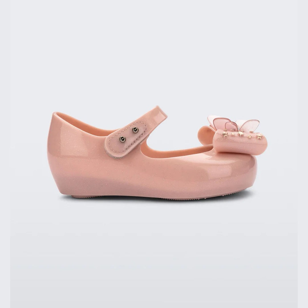 melissa-mini-melissa-ultragirl-star-ii-35725-as263-Glitter Pink Ballet Flat