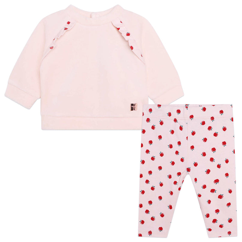 Pink Cherry Ruffle Outfit