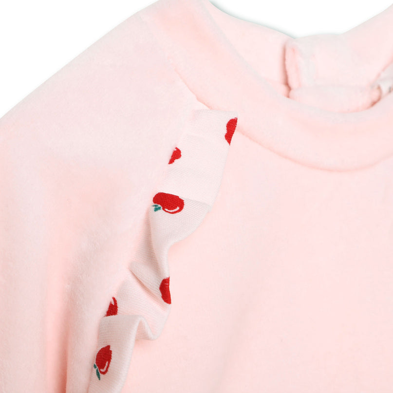 Pink Cherry Ruffle Outfit