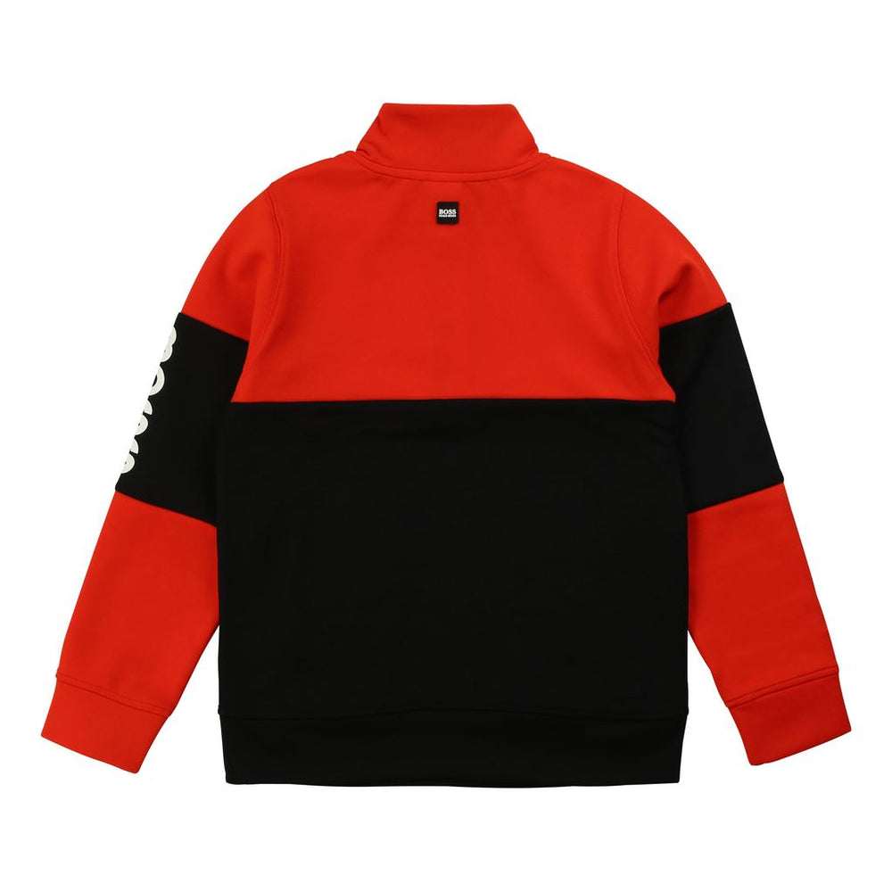 kids-atelier-boss-kid-boy-red-colorblock-quarterzip-sweatshirt-j25g08-41c