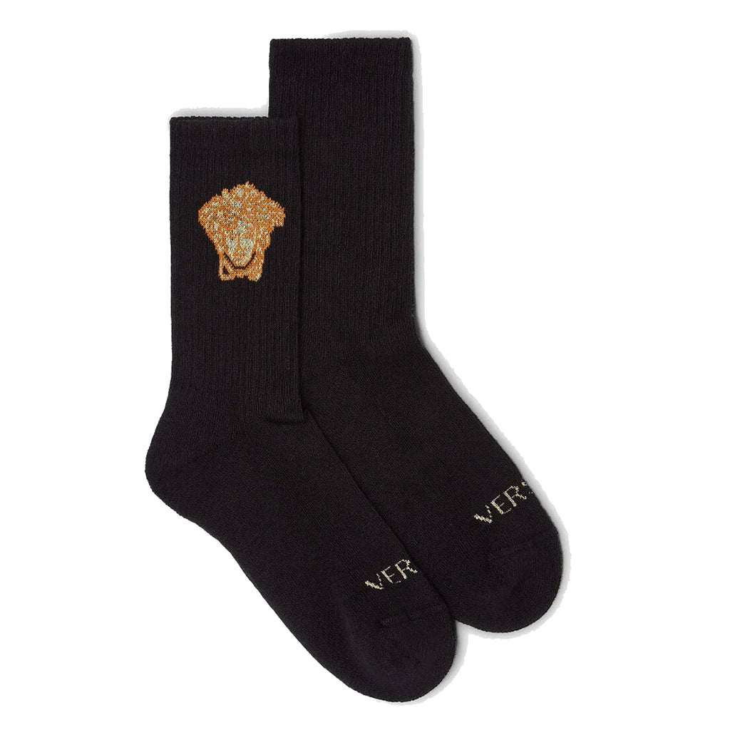 versace-Black Socks-1000384-1a03320-2b150
