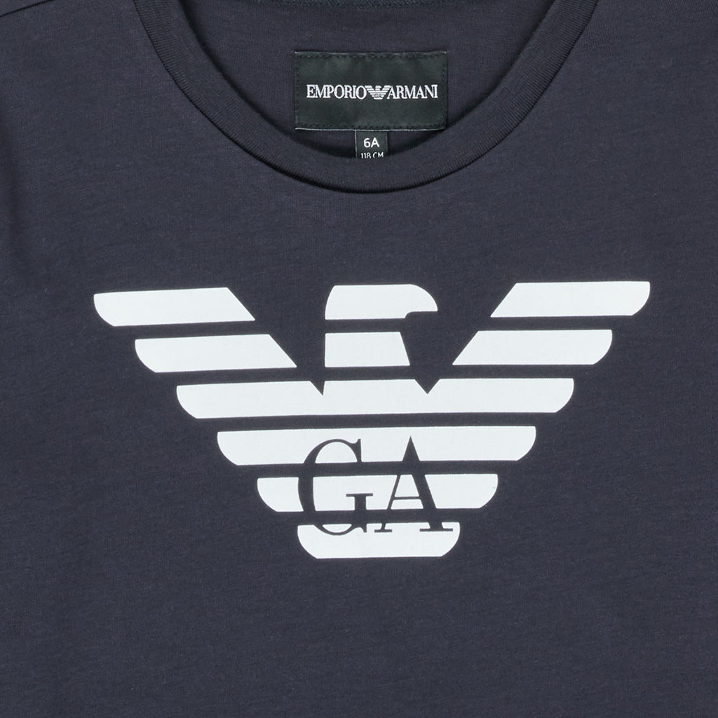 Navy blue armani t shirt cheap