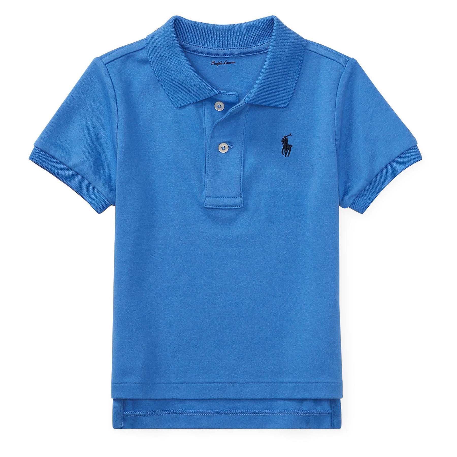 Ralph lauren baby top blue polo shirt