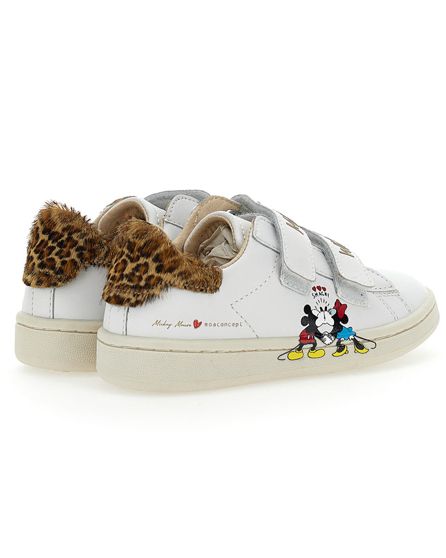 kids-atelier-moa-kid-baby-girl-white-mickey-minnie-leopard-tab-velcro-sneakers-mdk804