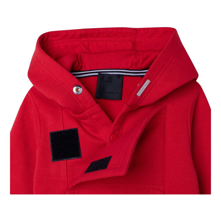 givenchy-h05224-991-Bright Red Hoodie