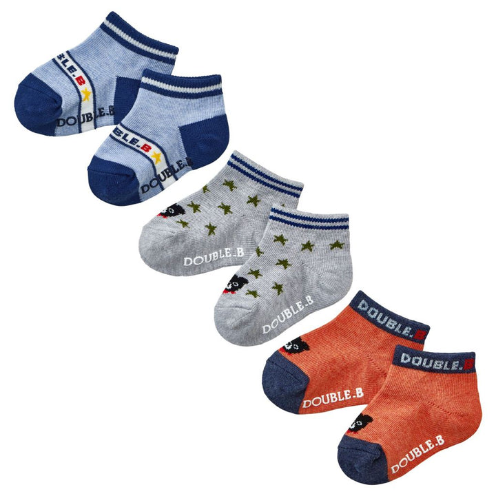 miki-Multicolor Socks Set-64-9621-826-87