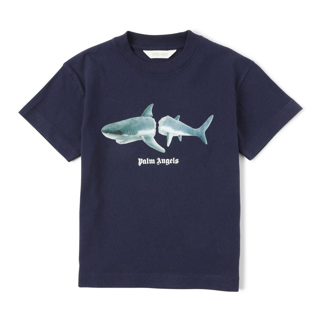 pa-palm-Blue Shark T-Shirt-pbaa003f22jer0024606