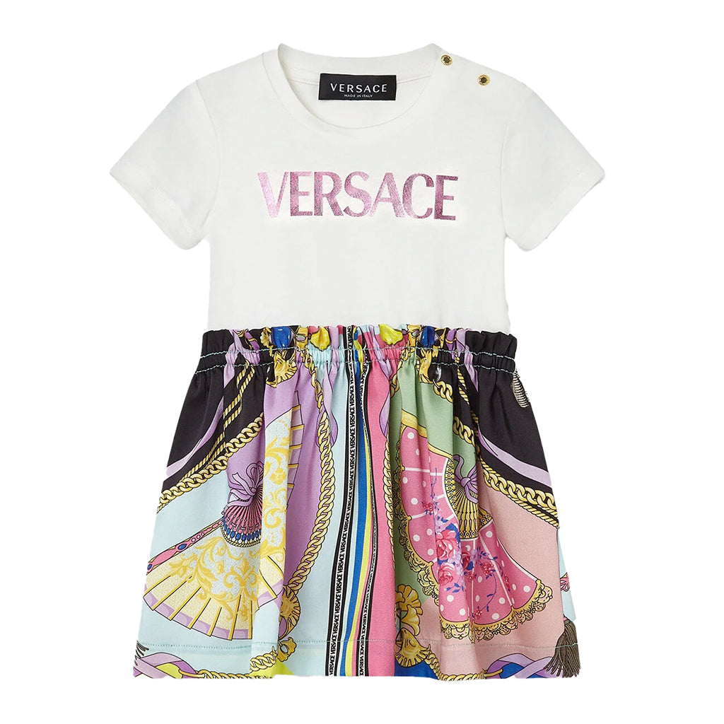 versace-Multicolor Baby Dress-1000354-1a04802-6w590