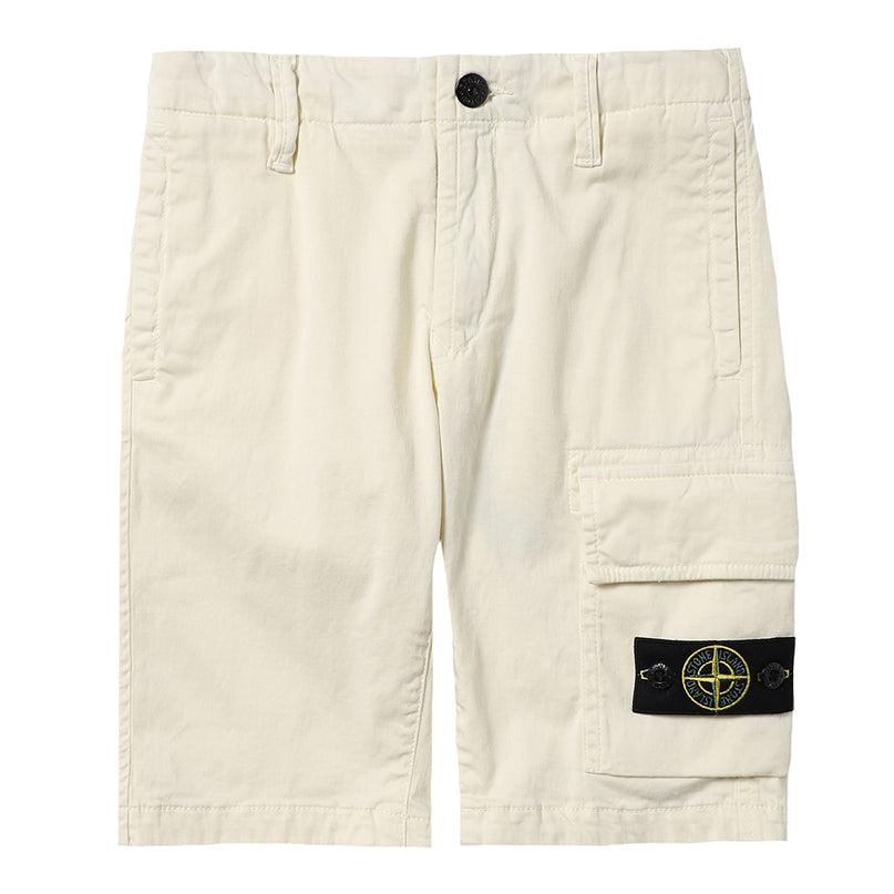 stone-island-Yellow Logo Shorts-7616l0112-v0035