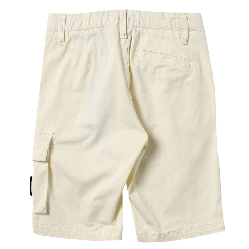 stone-island-Yellow Logo Shorts-7616l0112-v0035
