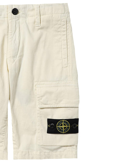 stone-island-Yellow Logo Shorts-7616l0112-v0035