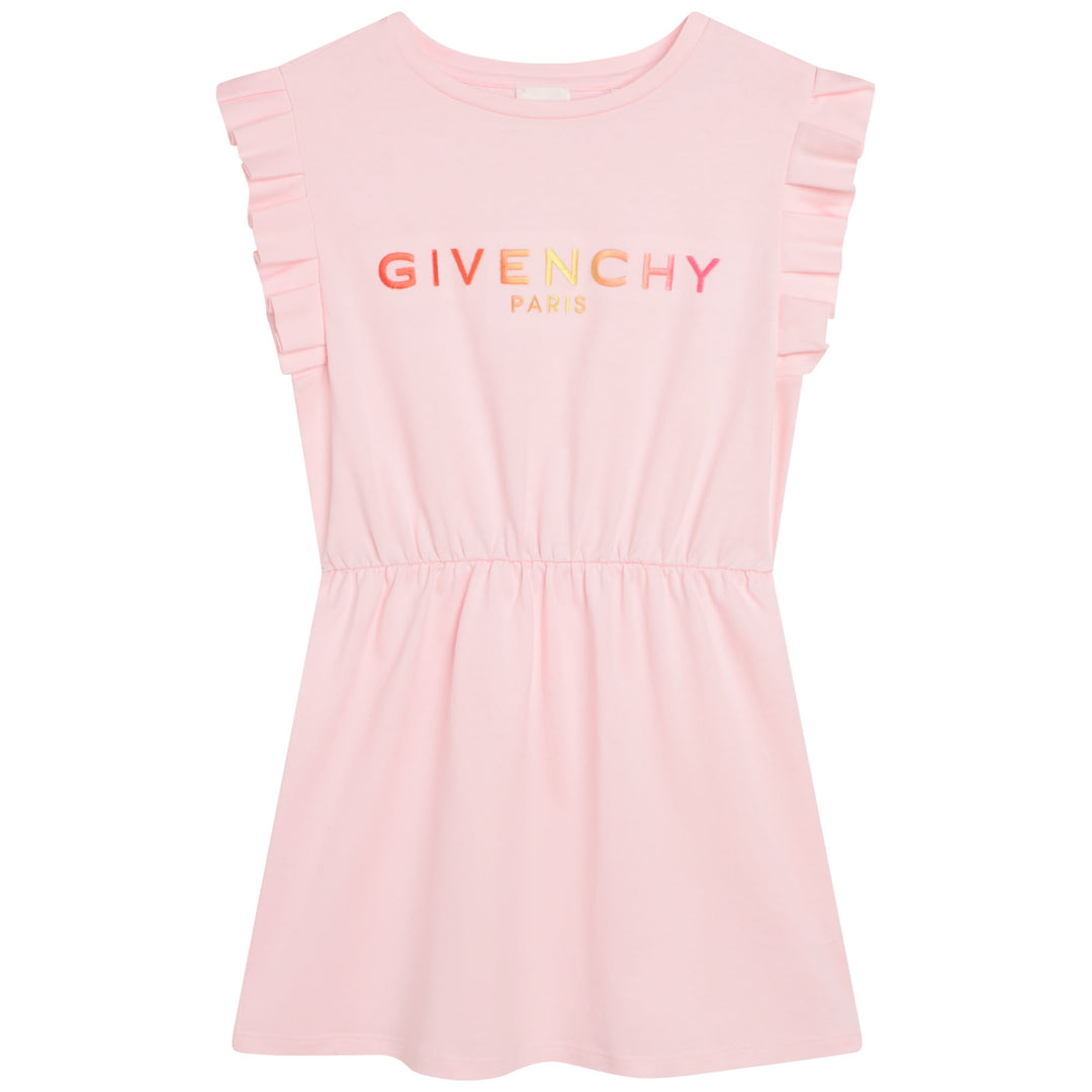 givenchy-h12299-44z-kg-Marshmallow Pink Logo Dress