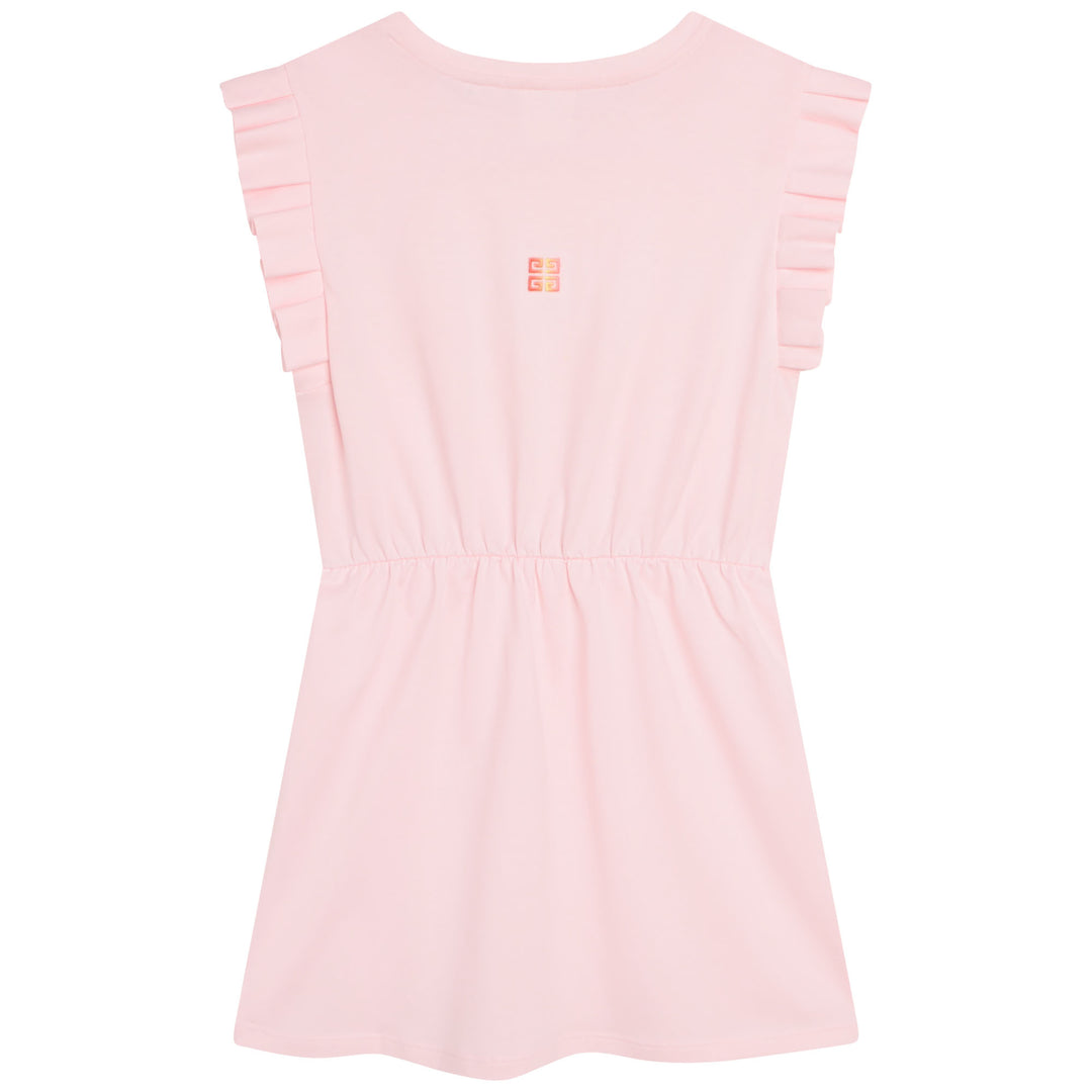 givenchy-h12299-44z-kg-Marshmallow Pink Logo Dress