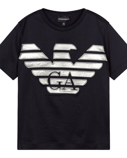 armani-Navy Logo T-Shirt-3l4tjb-1juvz-0920