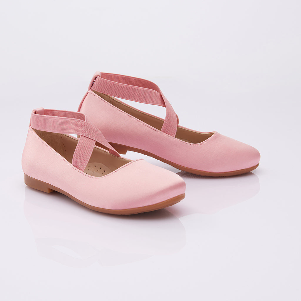 Pink Bubblegum Ballerina Flats kids atelier - Main Image